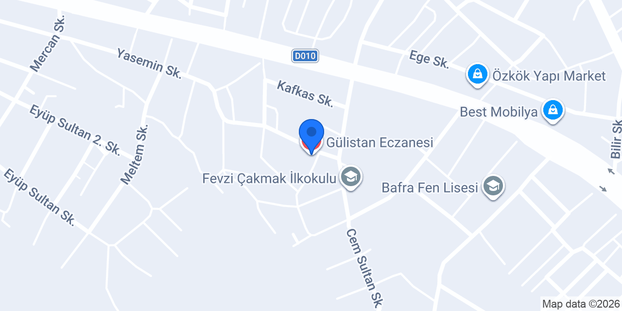 Gülistan Eczanesi konumu