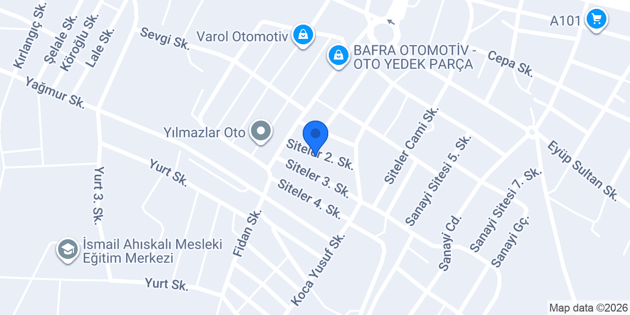 Gökmen Elektrik Pano konumu