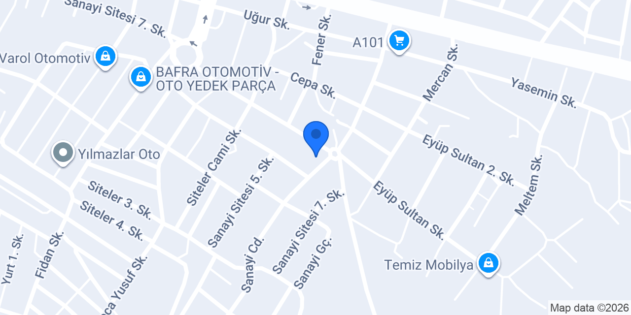 Bafet Entegre Tesisi konumu