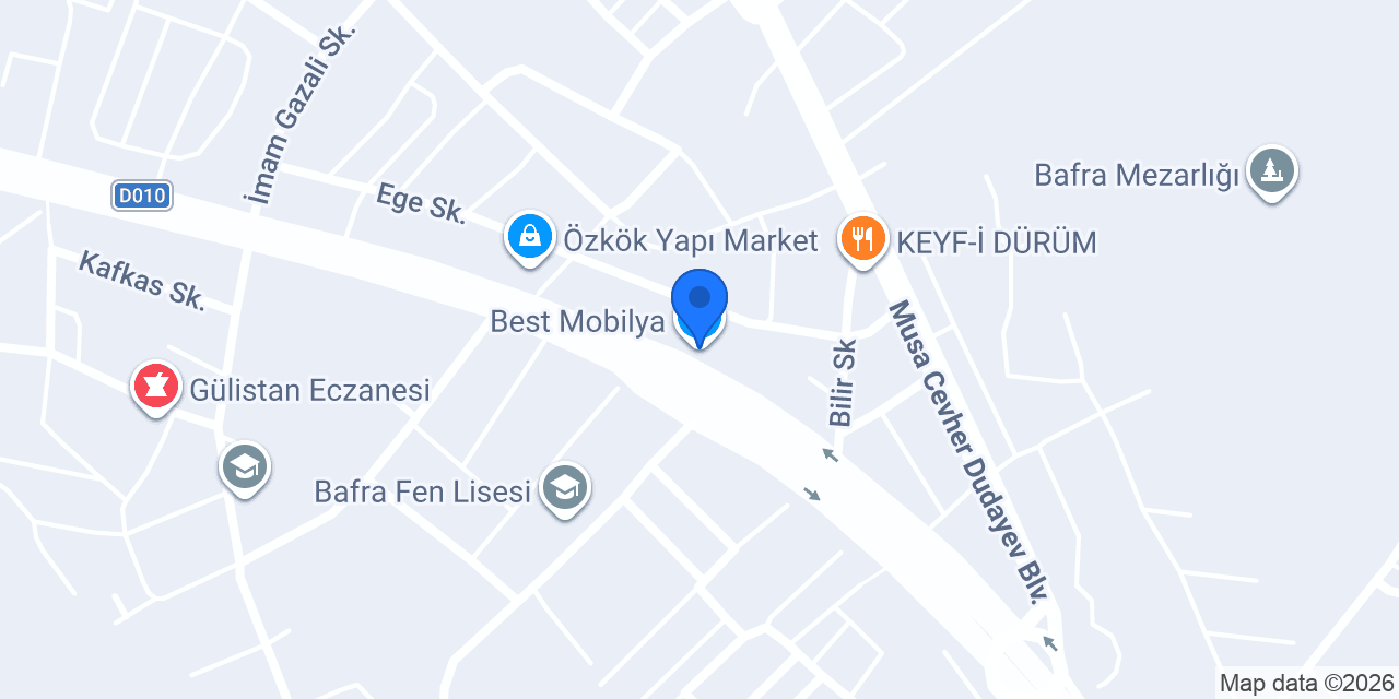 Best Mobilya konumu