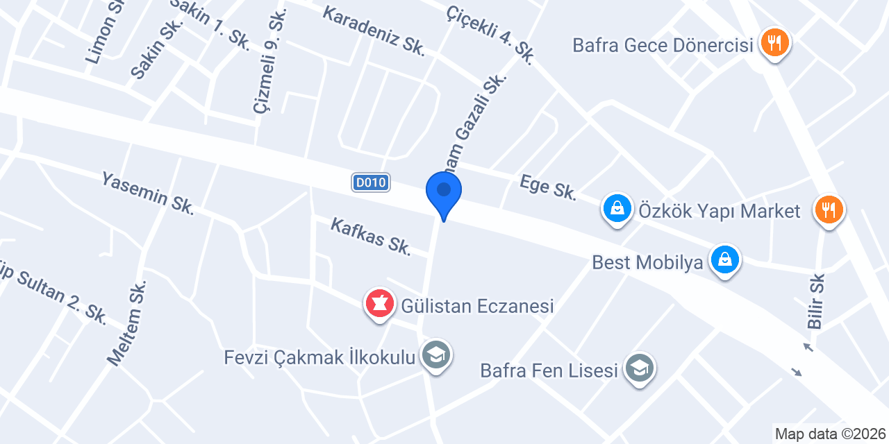Mekan Prefabrik & Ahşap Yapı konumu