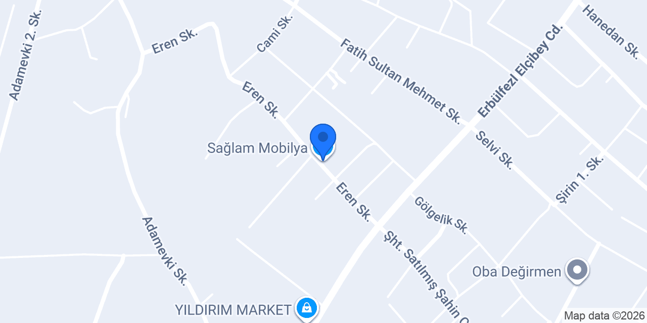 Sağlam Mobilya konumu