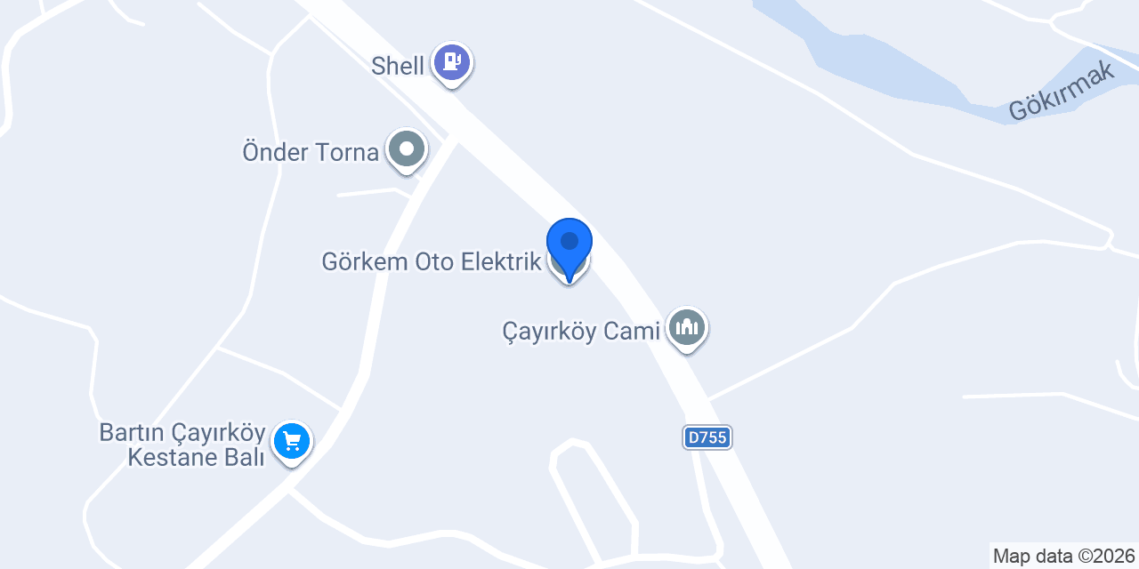 Görkem Oto Elektrik konumu