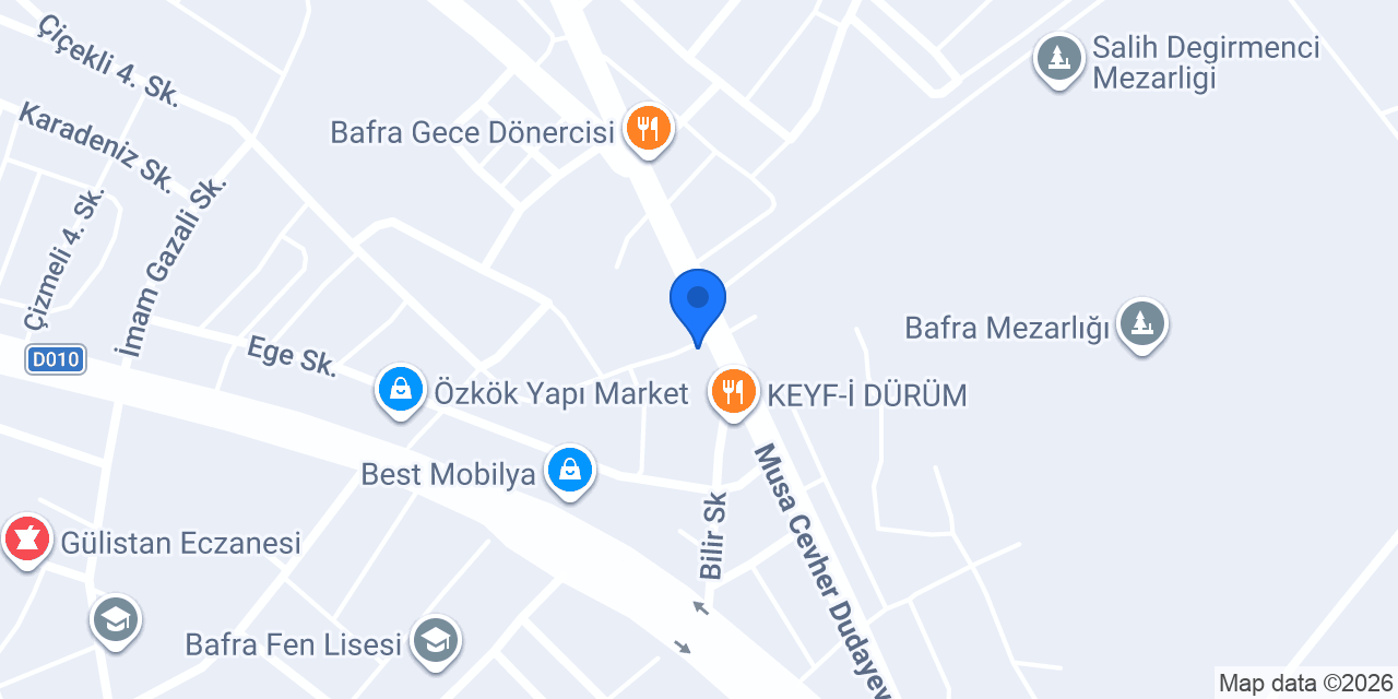 ÜÇGEN BAHÇE - ADANA KEBAP - URFA KEBAP - DÜRÜM konumu