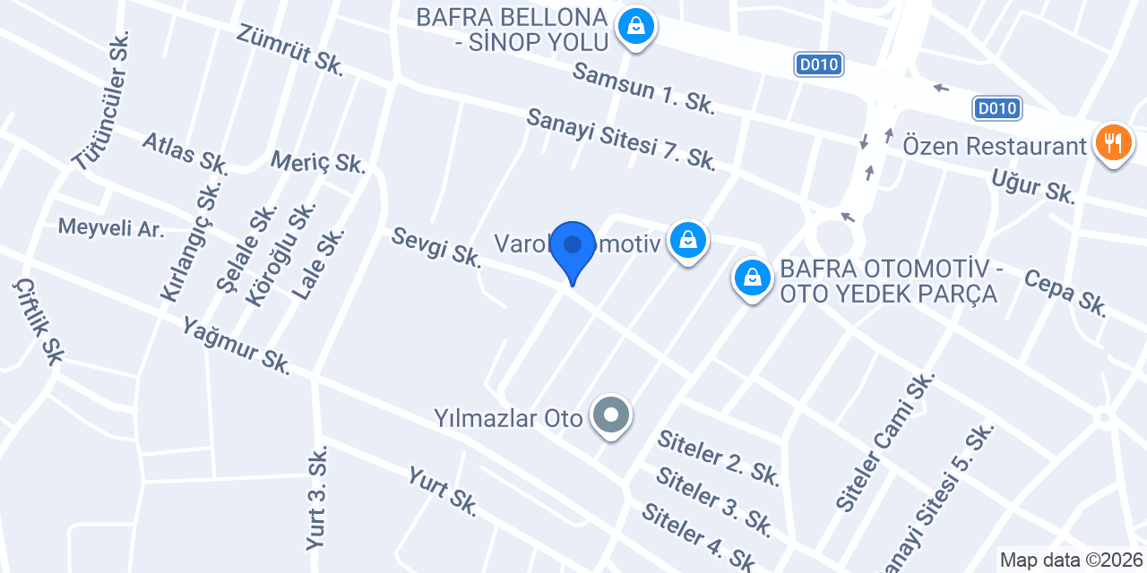 KANBUROĞLU OTO SERVİS konumu