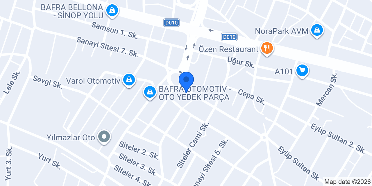 Ertaş oto elektrik konumu