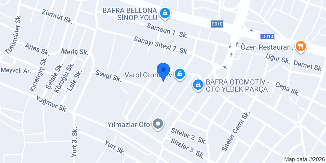 Karasu Oto Bakım Servisi konumu