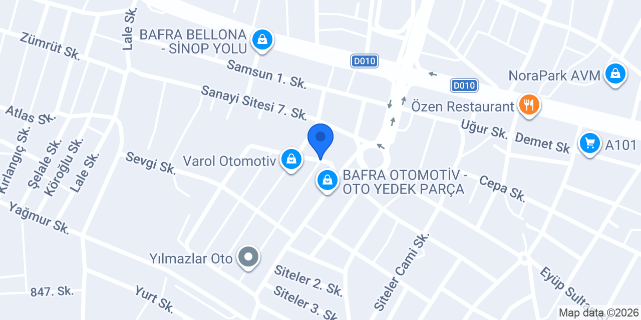 Acar oto yol yardım konumu