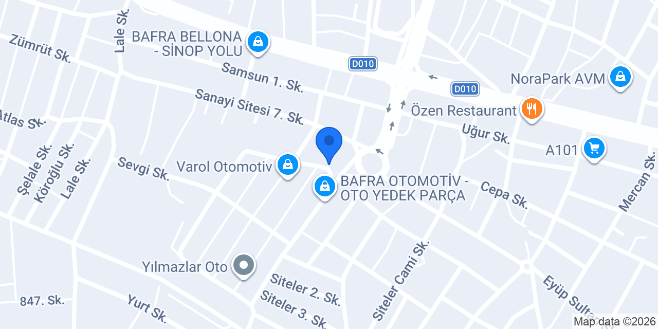 Kamsal Ticaret Sanayi Şubesi konumu