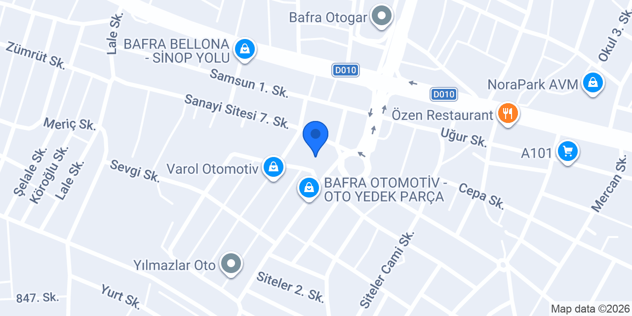 ÇELİK OTO konumu