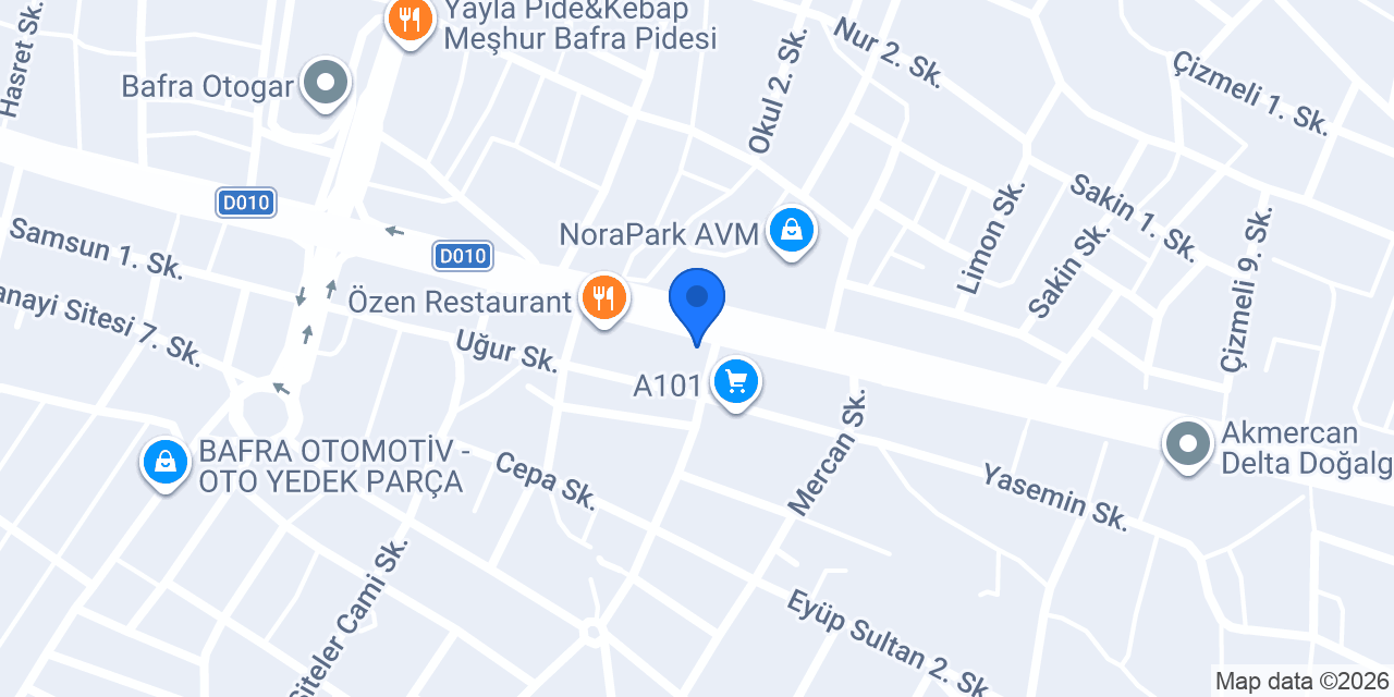BAYRAK OTOMOTİV konumu