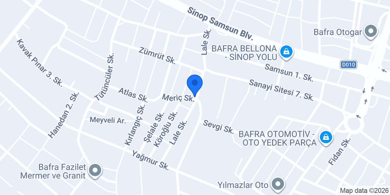Yılmaz Motor konumu