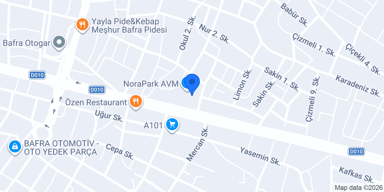 bafra kent taksi konumu