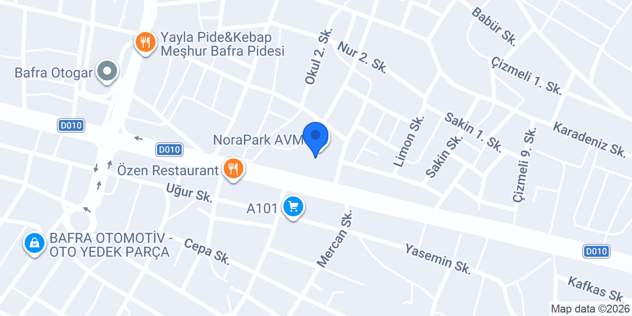 Avm oto yıkama konumu