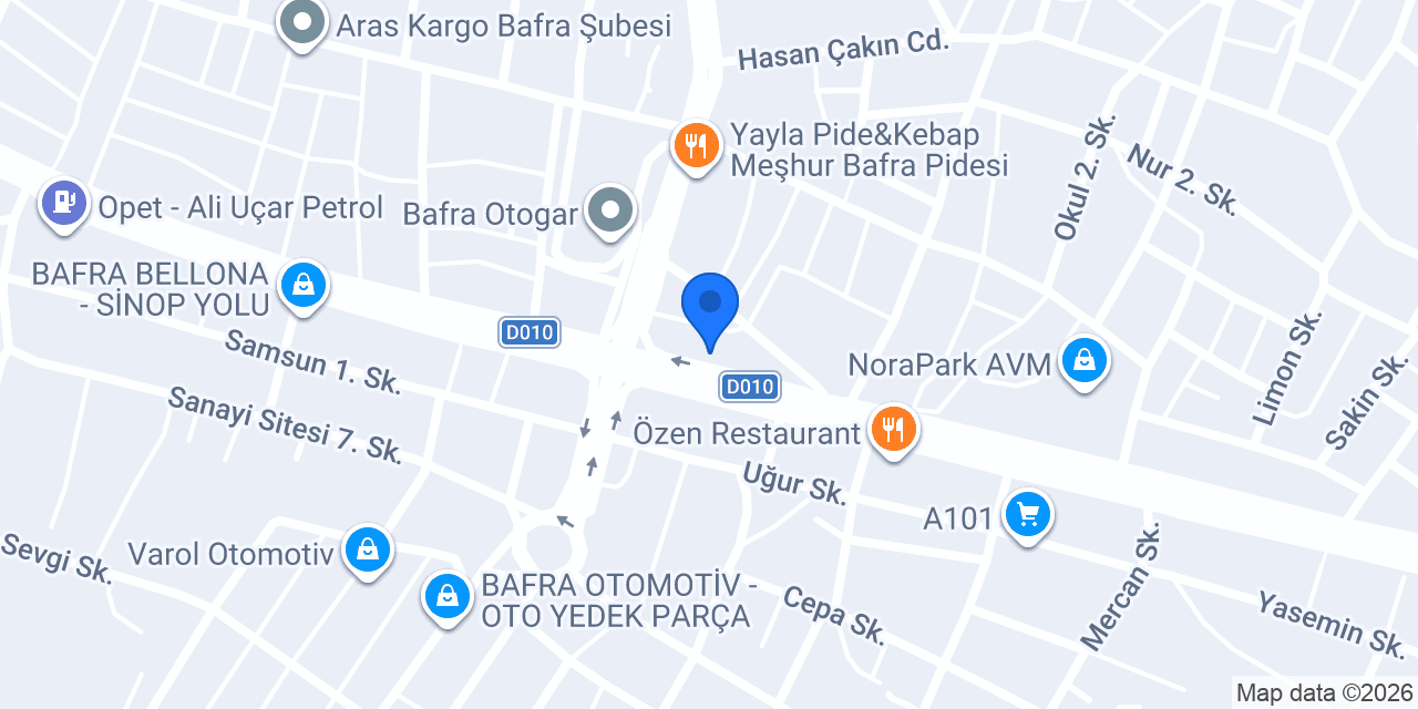 VAR AUTO konumu