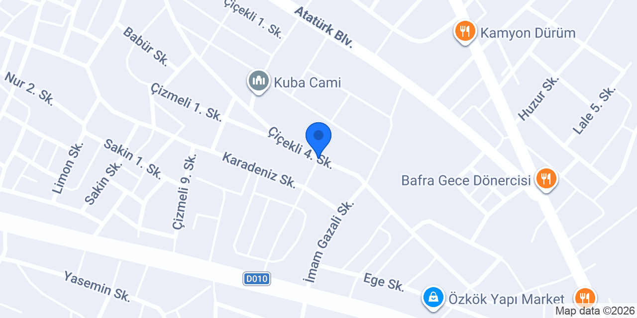 Mesleki Eğitim Merkezi konumu