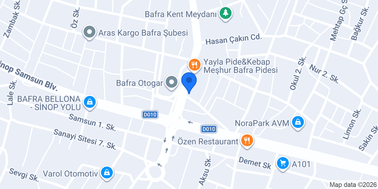 UNCU OTOMOTİV konumu