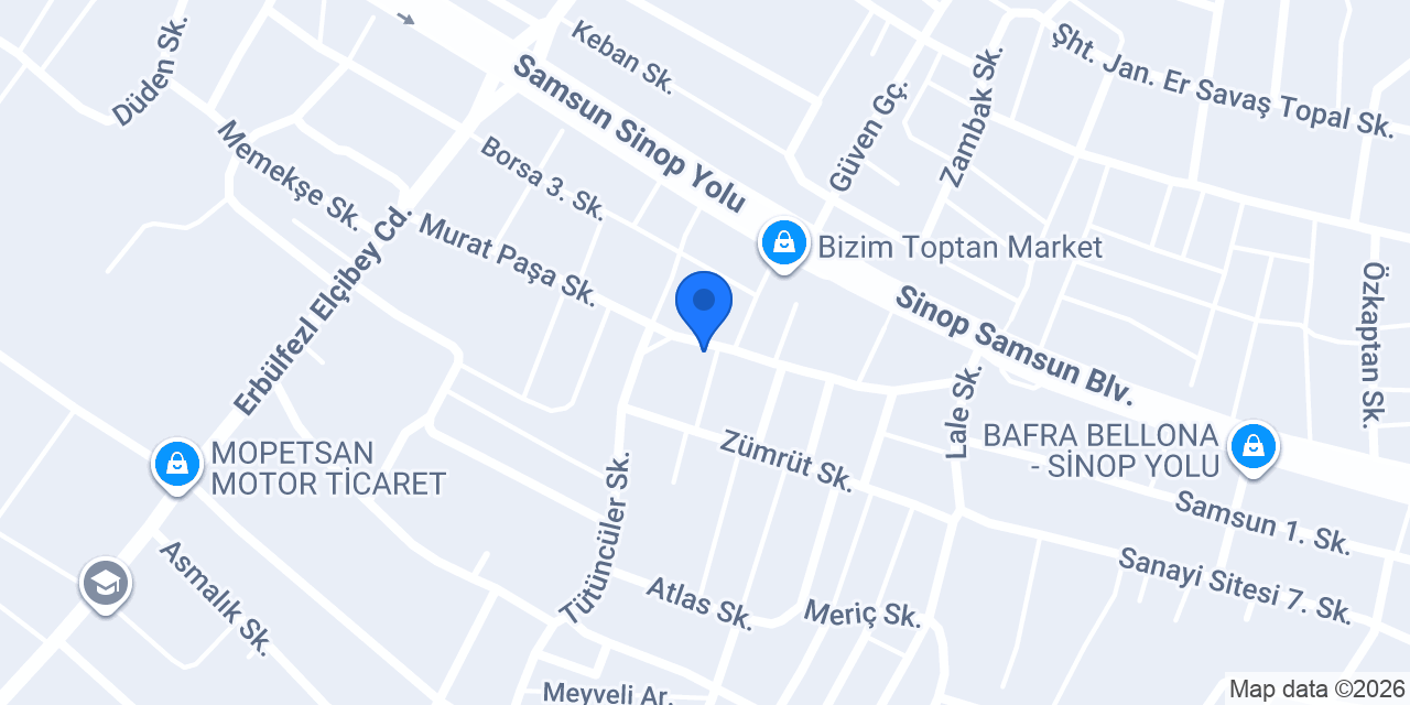 Acar Süper market konumu