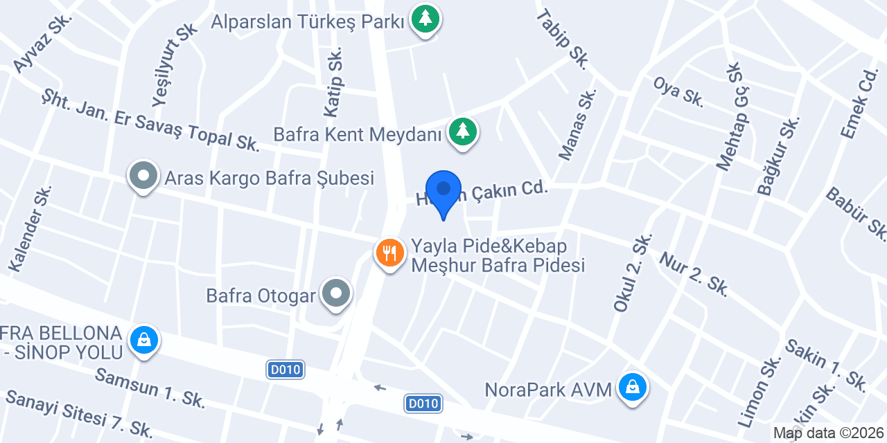 Av. Orhan Aydın Hukuk Bürosu konumu
