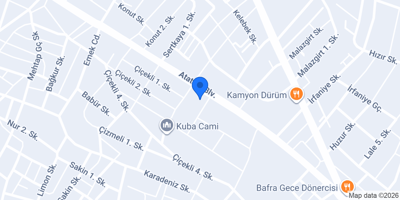 Baf Döner konumu