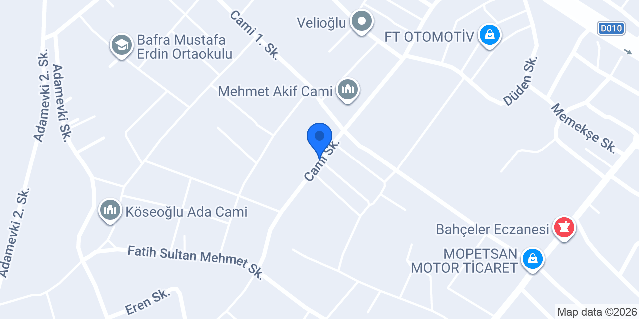 Mert Ticaret konumu