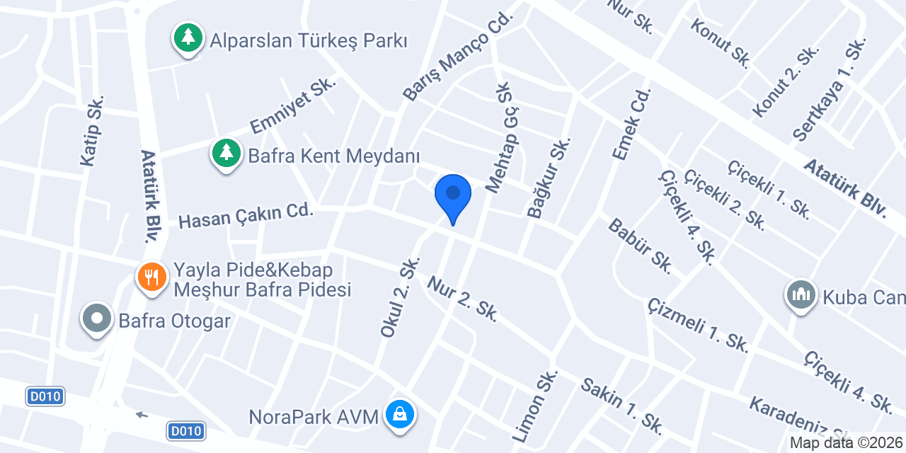 Zengin Dekorasyon konumu