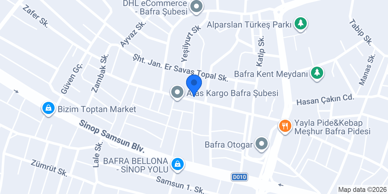 FİZYOBAFRA konumu
