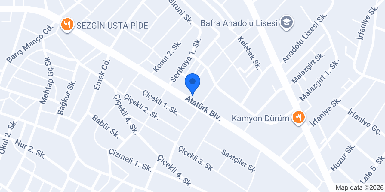 Elfida Car Rental konumu