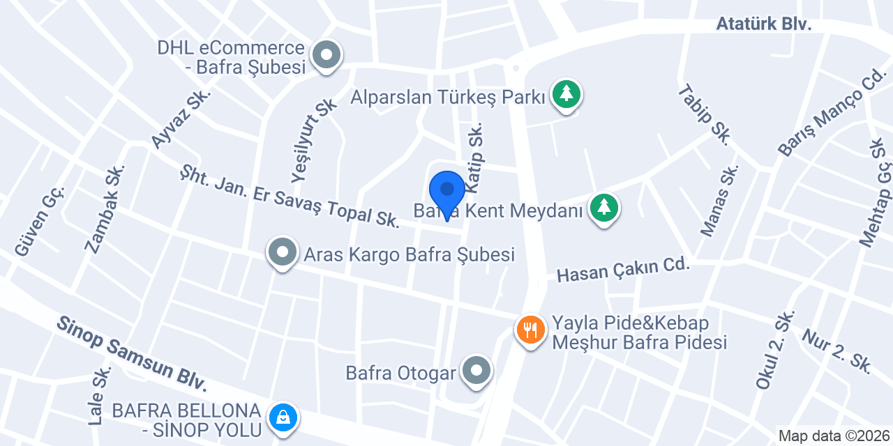 BAFRA HANIMELİ HALI YIKAMA konumu