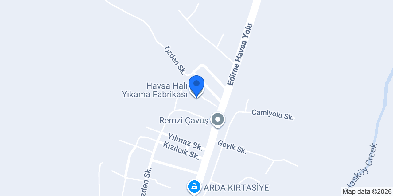 Havsa Halı Yıkama Fabrikası konumu
