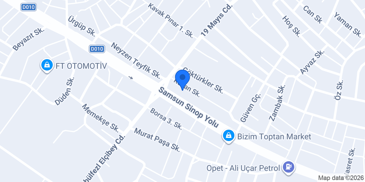 VOLTA MOTOR BAFRA konumu