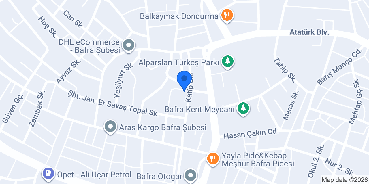 SİGORTA WİN BAFRA VURAL ŞUBE konumu