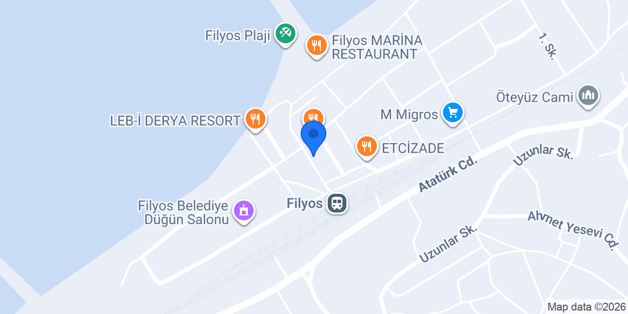 Filyos sofrası konumu