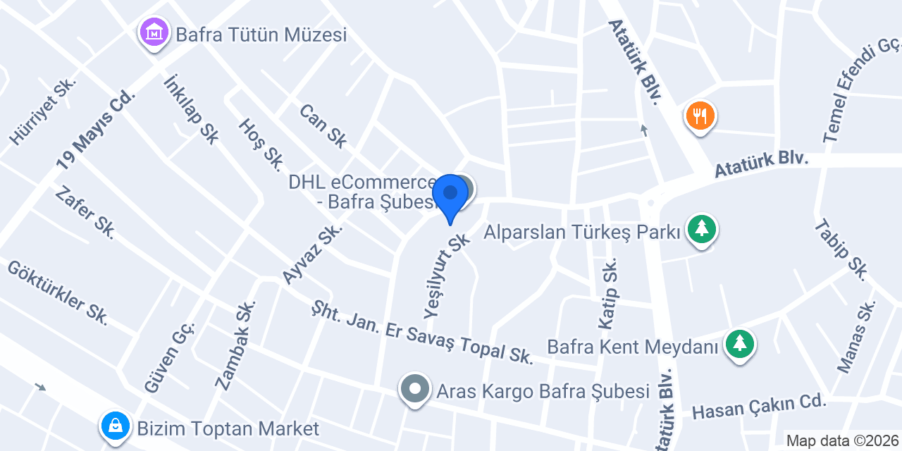 BAFRA TERMİNAL TAKSİ KUDRET ERDOĞAN konumu