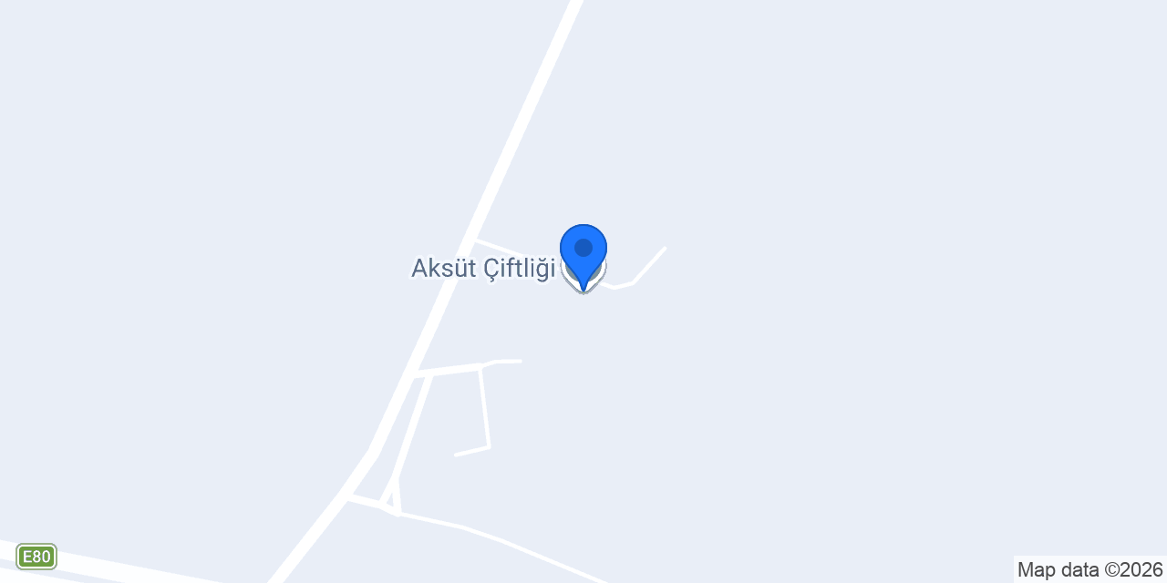 Aksüt Çiftliği konumu