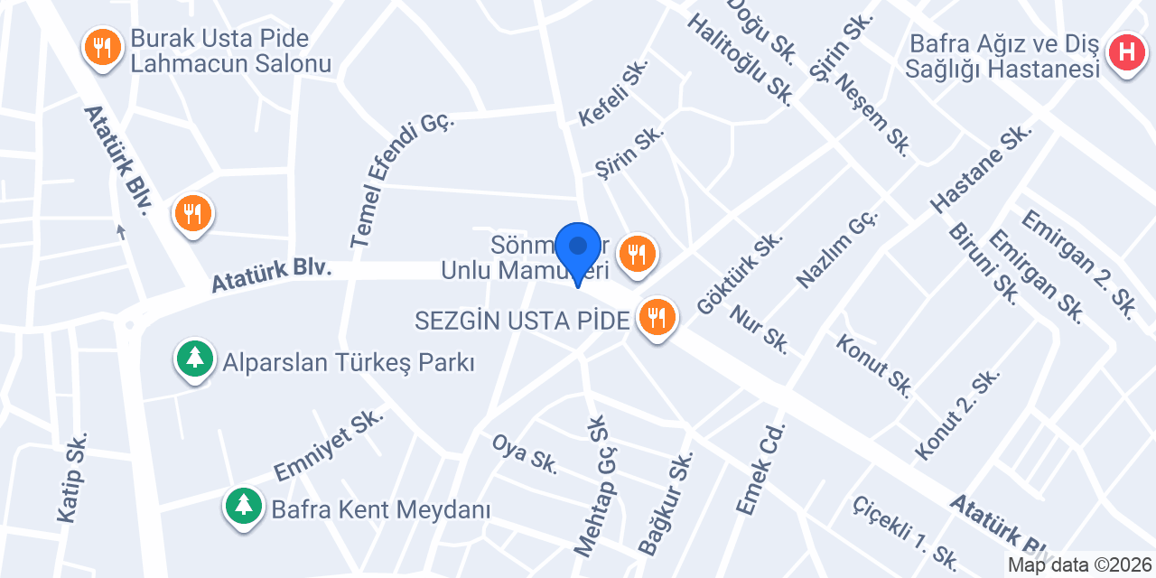 Gürses Ticaret Elektrik konumu