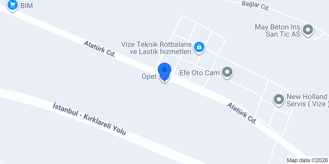 Aksoylar Petrol Vize konumu