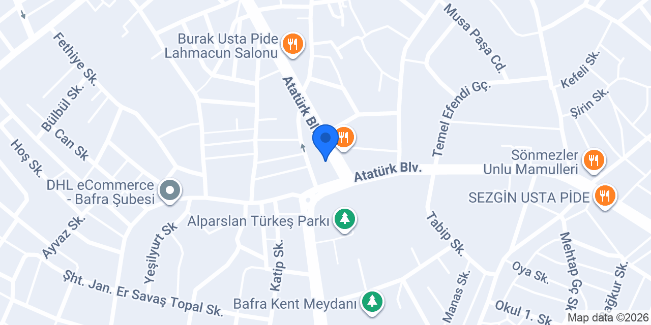 SEM EMLAK BAFRA konumu