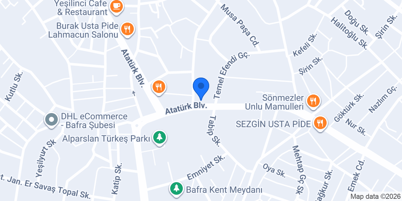 Gündoğdu Mobilya Bafra 2 konumu