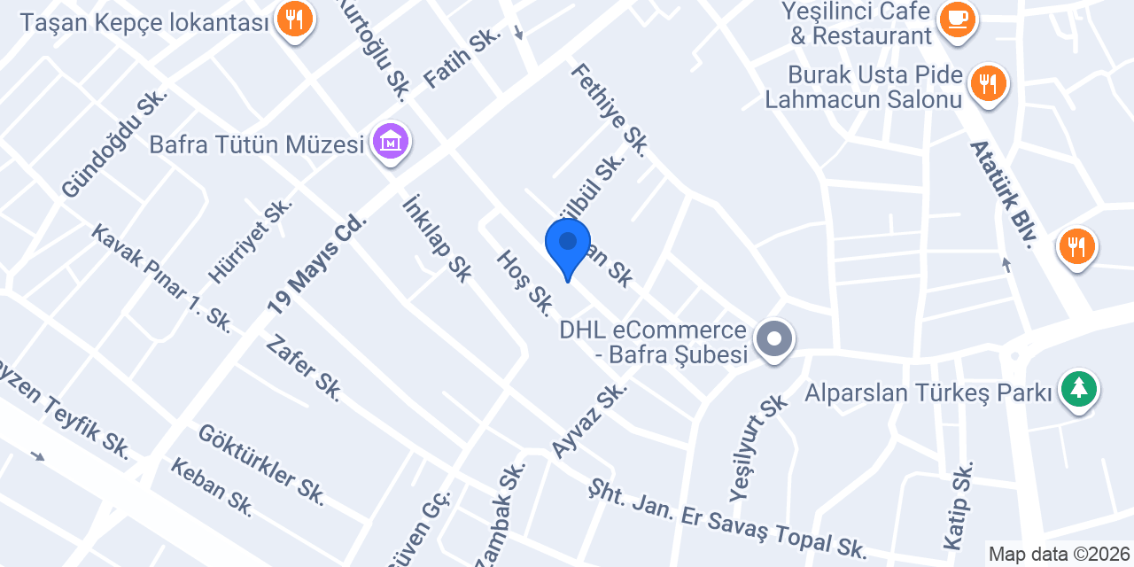 Kayalar Unlu Mamülleri konumu