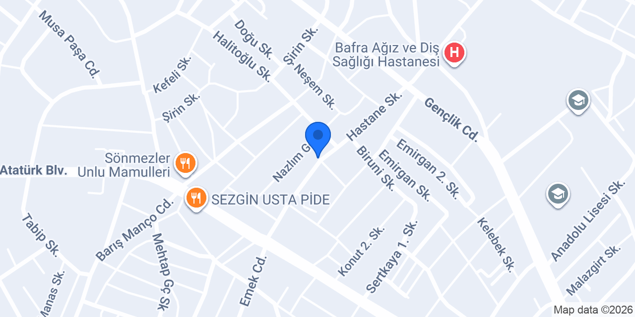 Uzm.Dr. İlknur KİTAPCI konumu