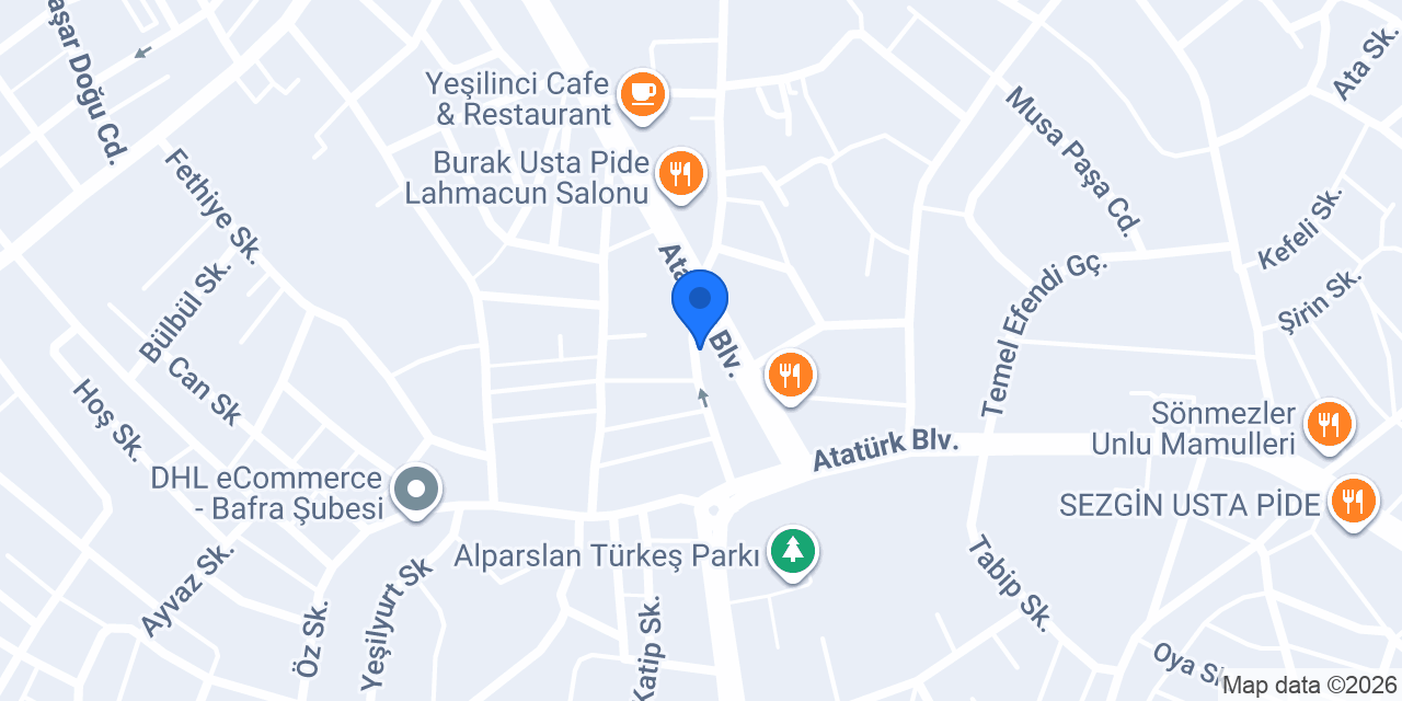 Terzi Kazım SANCAR konumu