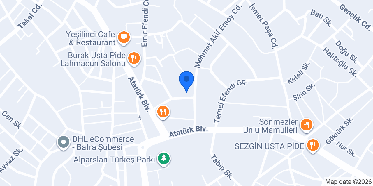 Temel Çiğköfte & Helvani & Pilavhause konumu