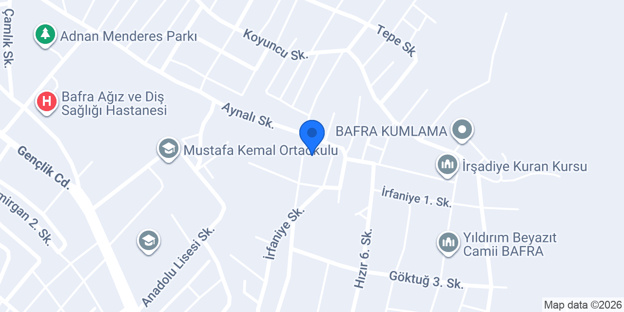 Özel Bafra Sağlık Kabini konumu