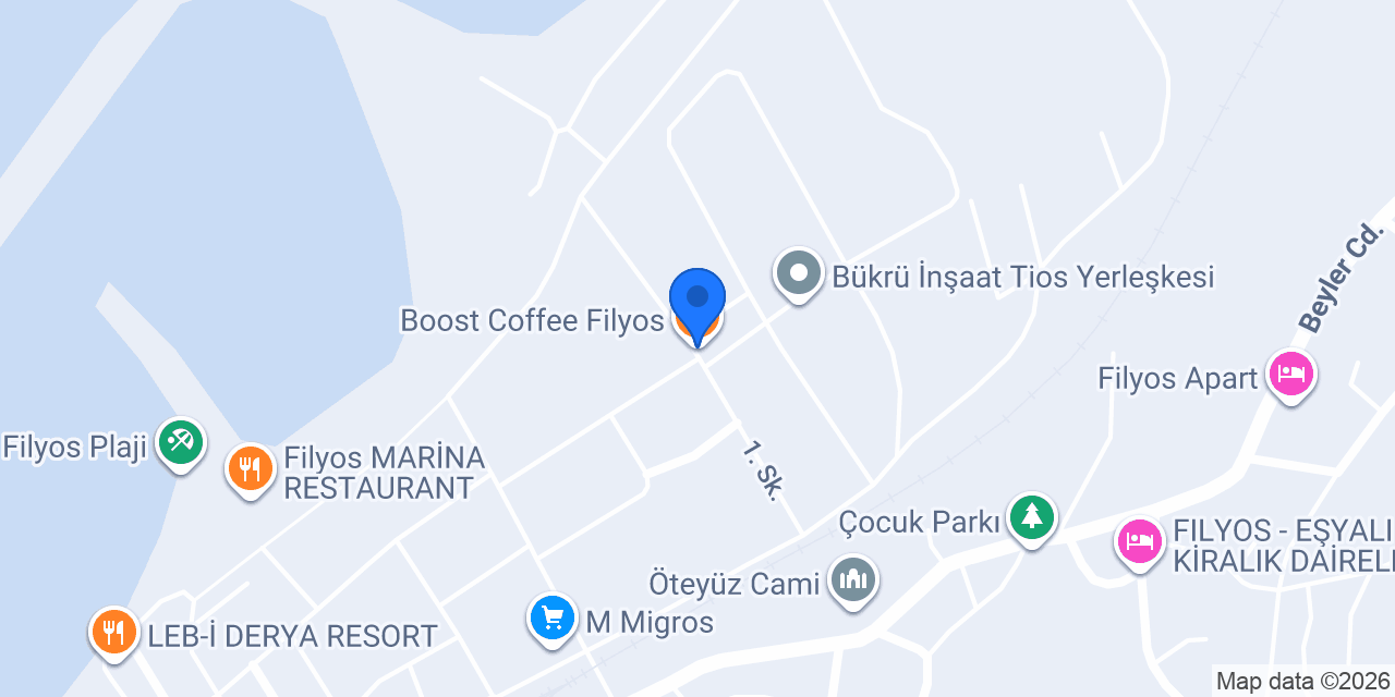 Boost Coffee Filyos konumu