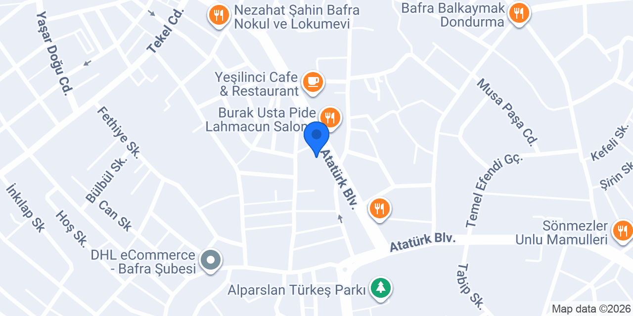 Ömer Usta Burma Kadayıf ve Künefe Salonu konumu