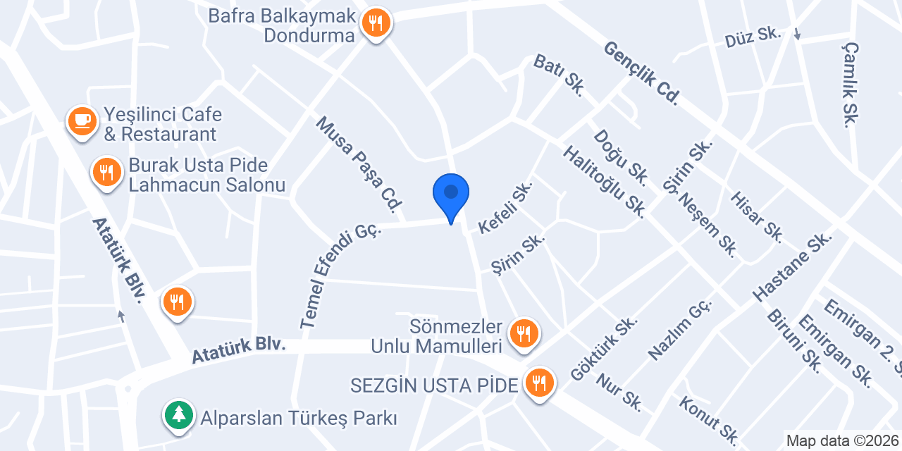 Meşhur Boşnak Börekçisi konumu