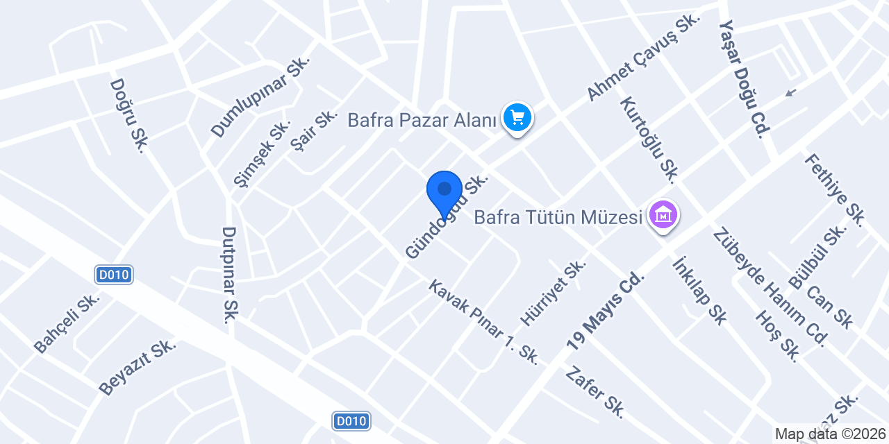 BAFRA TAKSİ (ergin aslan) konumu