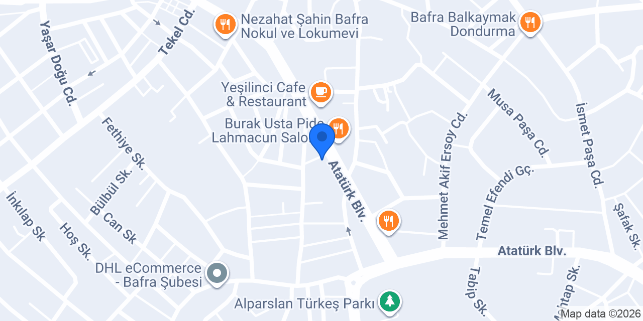 Timurlar Sigorta Bafra konumu