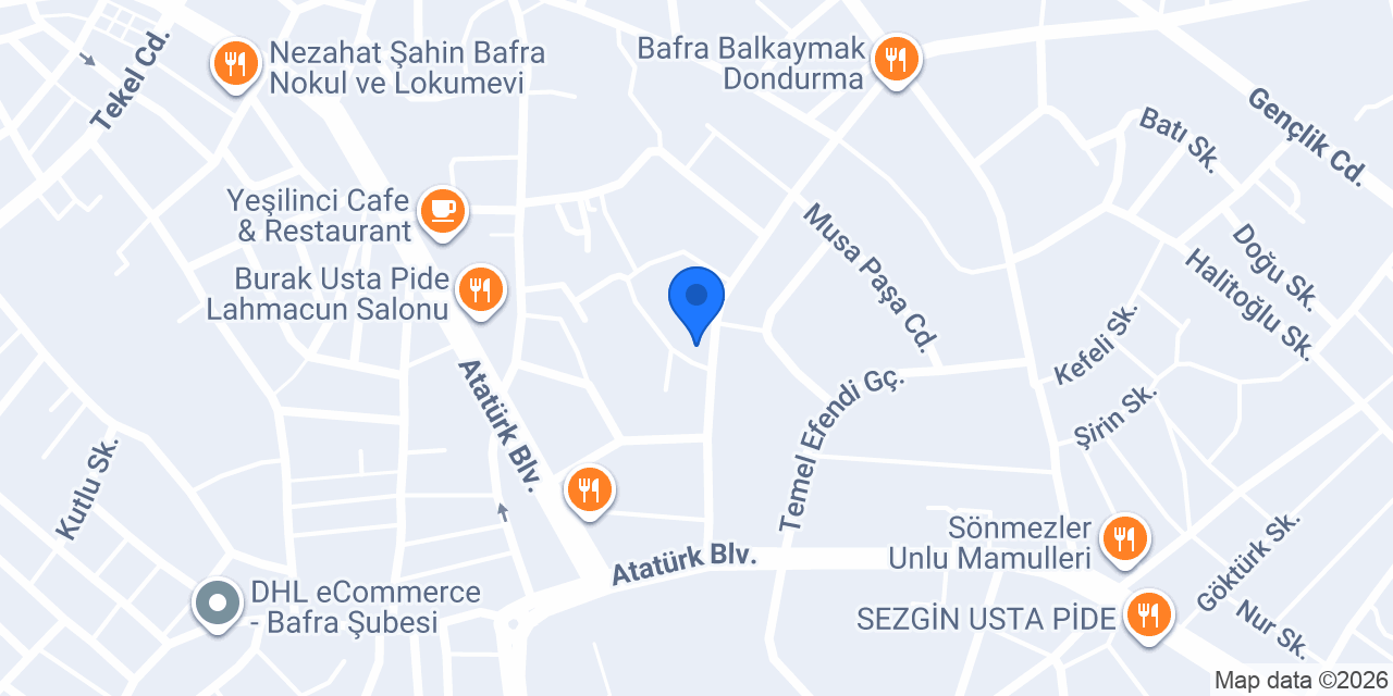 BAFRA BİLGİ İŞLEM konumu